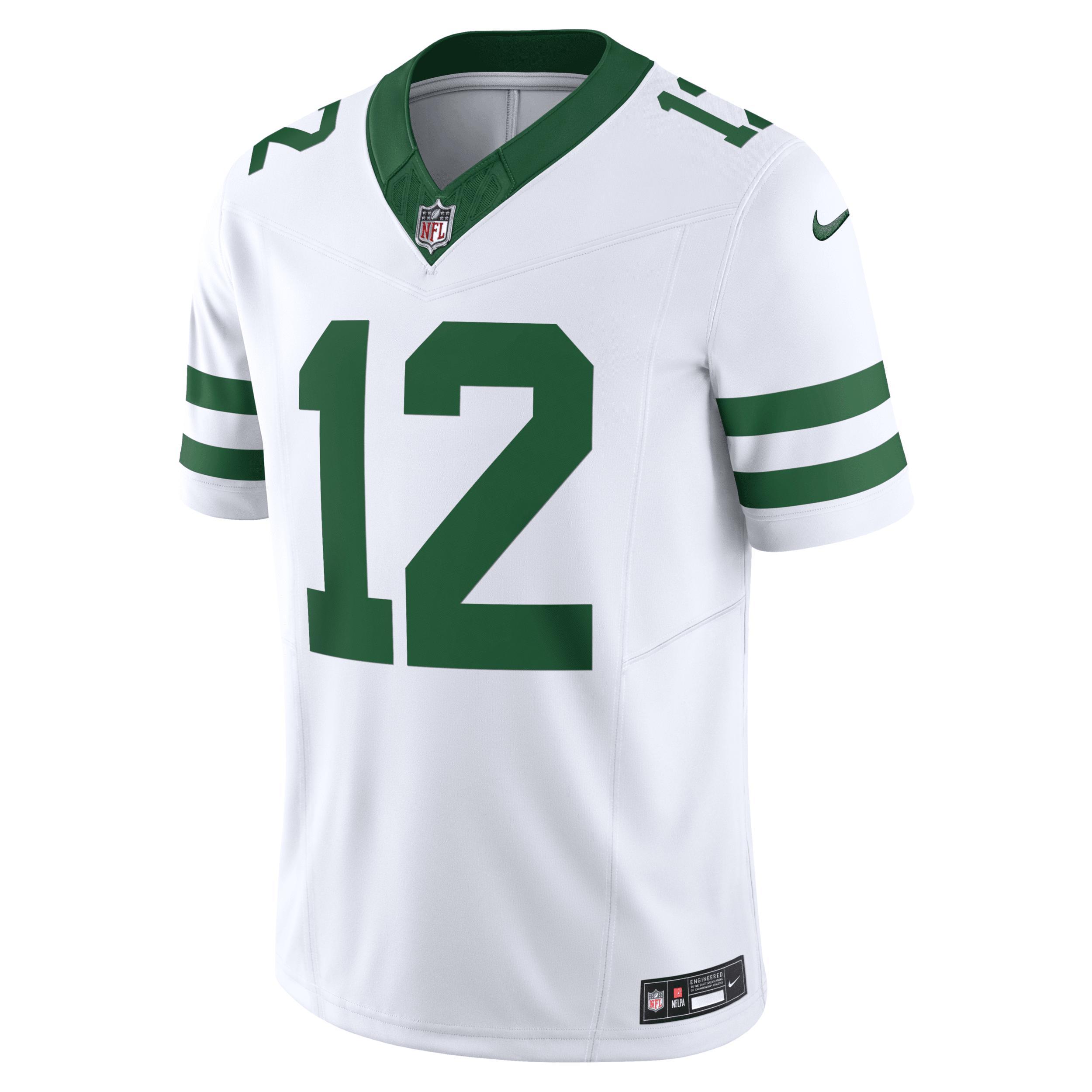 Nike Mens Joe Namath Legacy New York Jets Vapor F.u.s.e. Limited Jersey - White Product Image