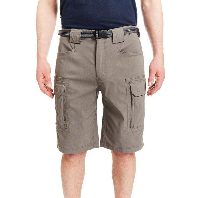 Mens Smiths Workwear Regular-Fit Stretch Performance Belted Cargo Shorts Green Product Image