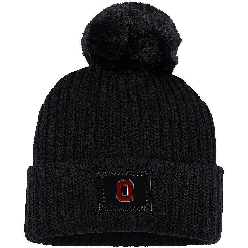 Womens Love Your Melon Ohio State Buckeyes Cuffed Knit Hat with Pom Product Image