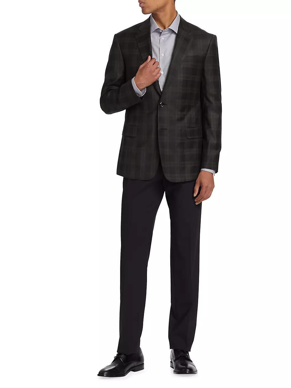 Plaid Wool-Cashmere Sportcoat Product Image