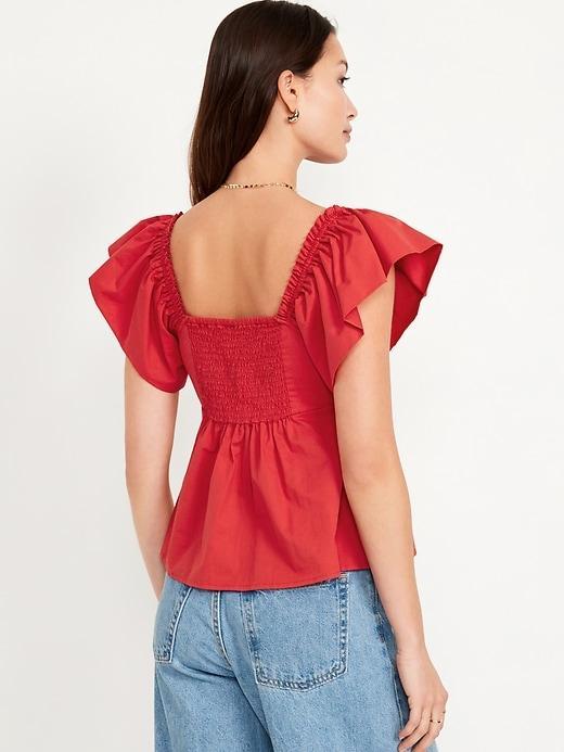 Flutter-Sleeve Top Product Image