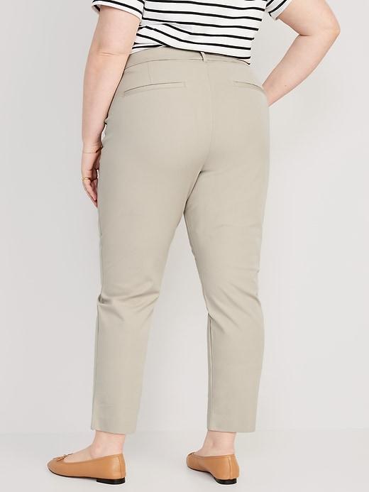 High-Waisted Pixie Straight Pants Product Image