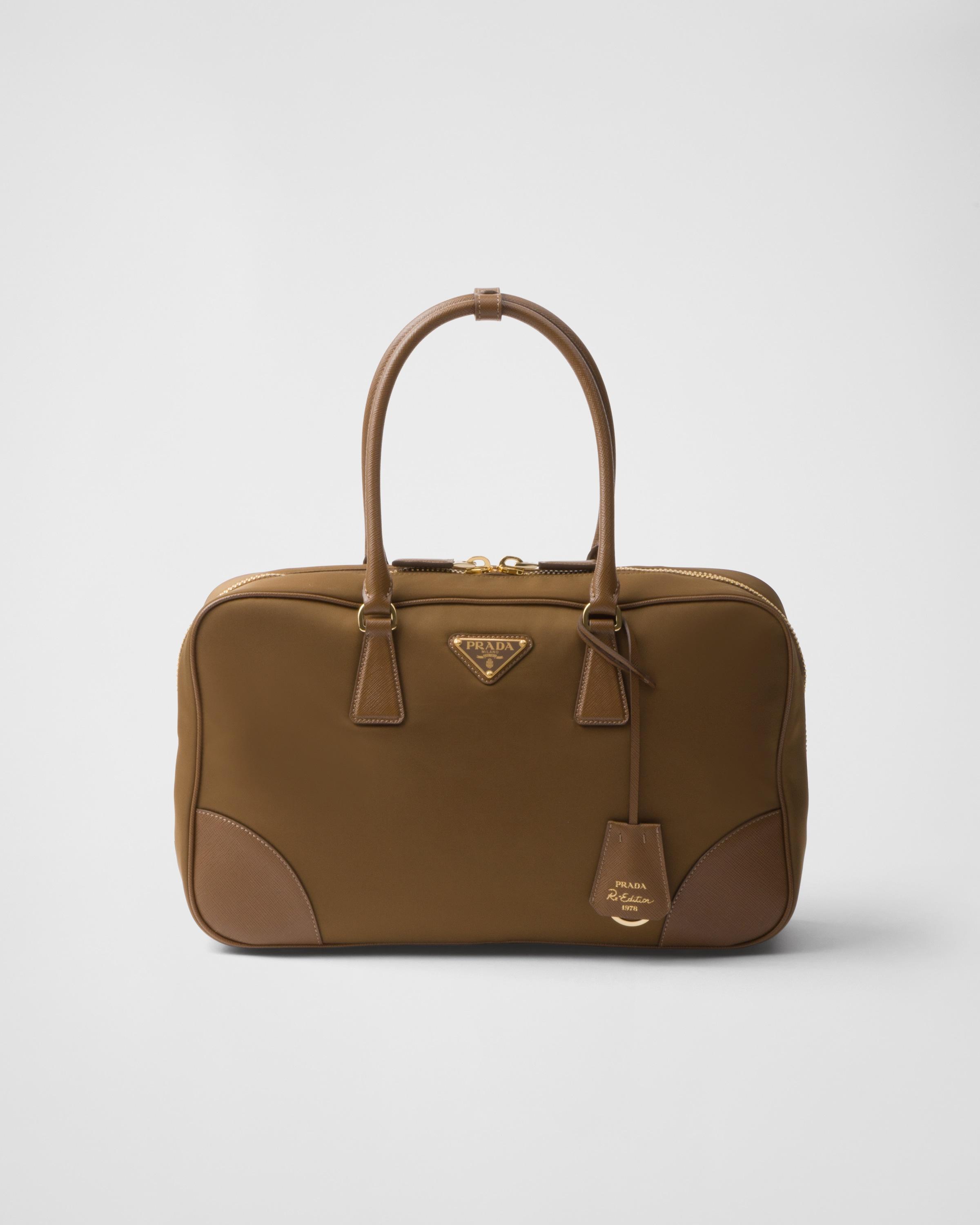 Prada Re-Edition 1978 large Re-Nylon and Saffiano leather two-handle bag Product Image