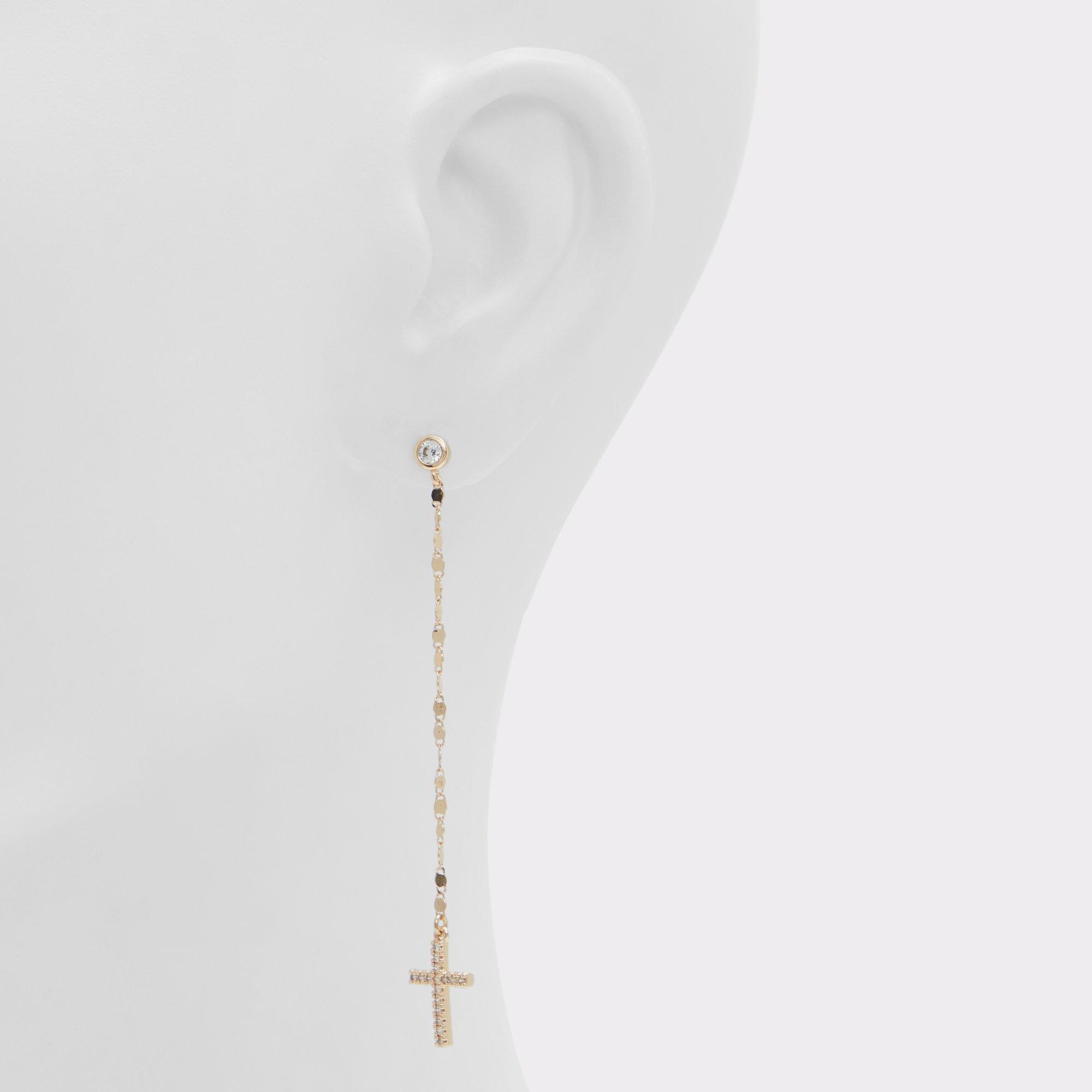 Aledanten Gold/Clear Multi Women's Earrings | ALDO US Product Image