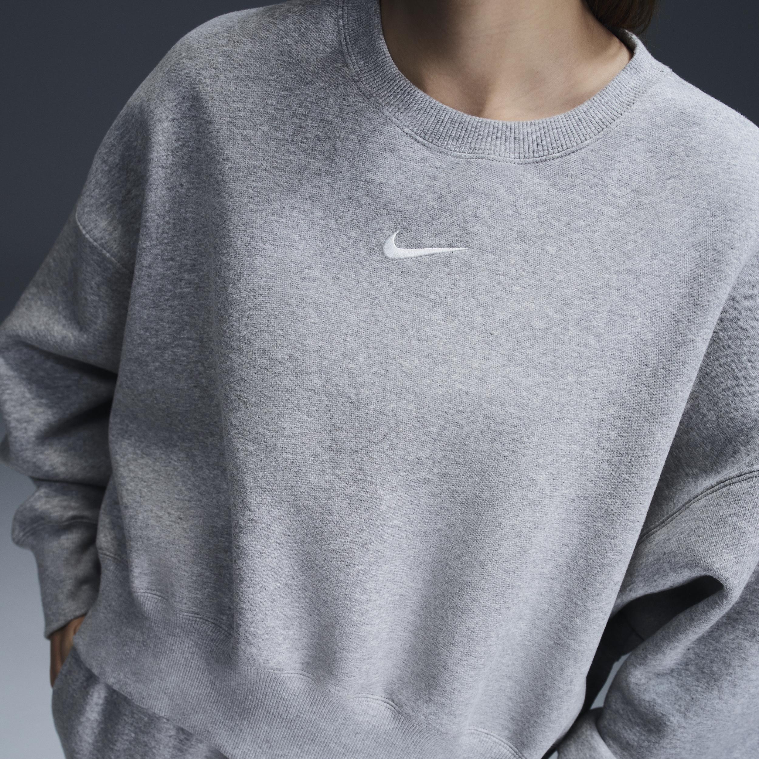 Nike Womens Nike NSW Style Fleece Crew OOS - Womens Product Image