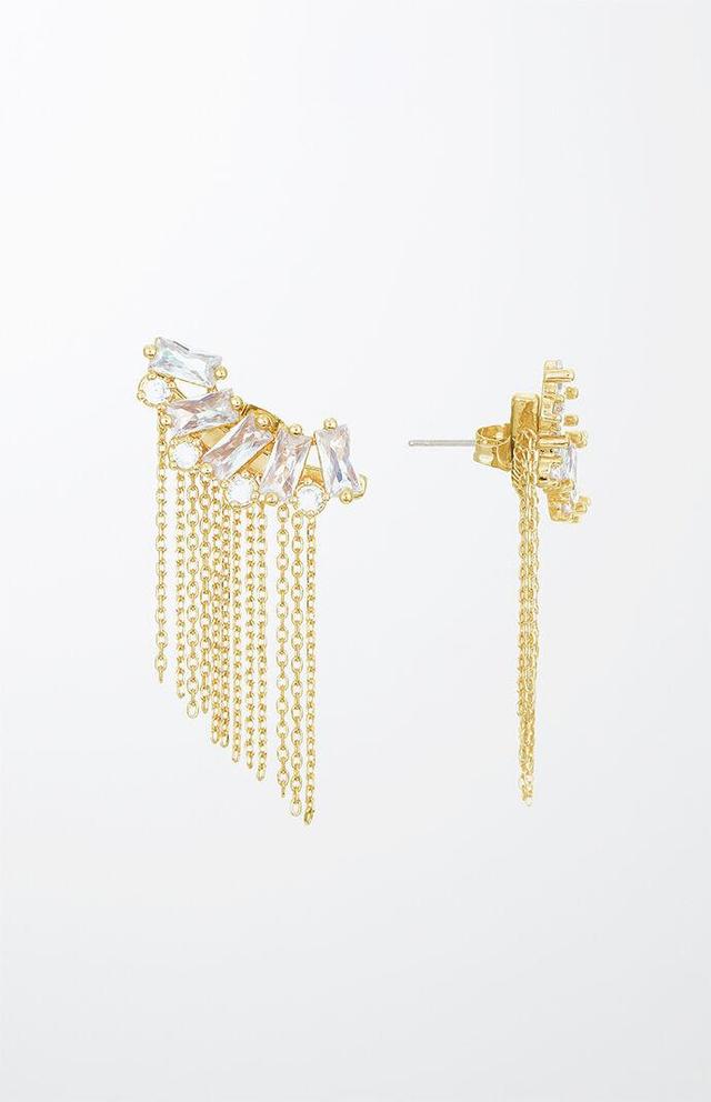 Ettika Baguette Crystal Three-In-One Ear Crawlers Product Image