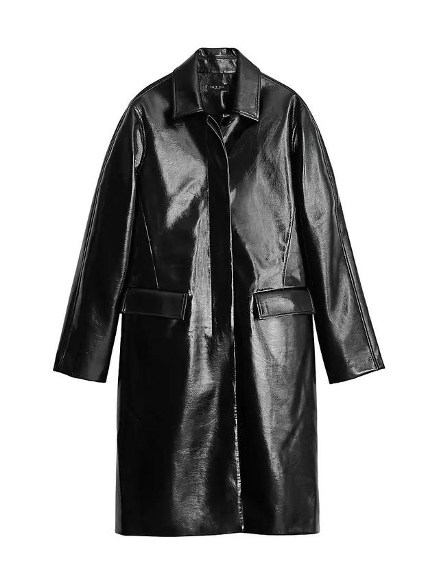 Morin Faux Leather Coat Product Image