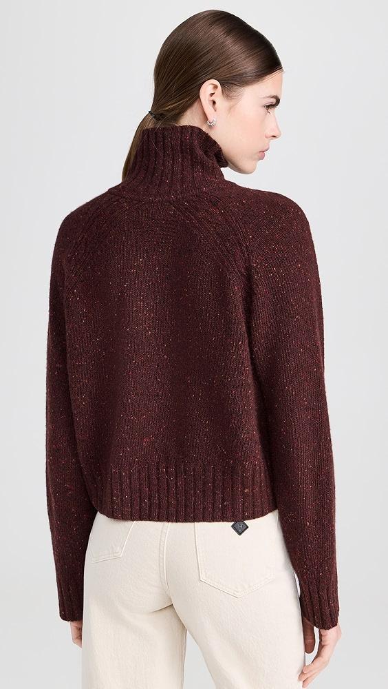 Guest in Residence Cropped Turtleneck in Recycled Cashmere | Shopbop Product Image