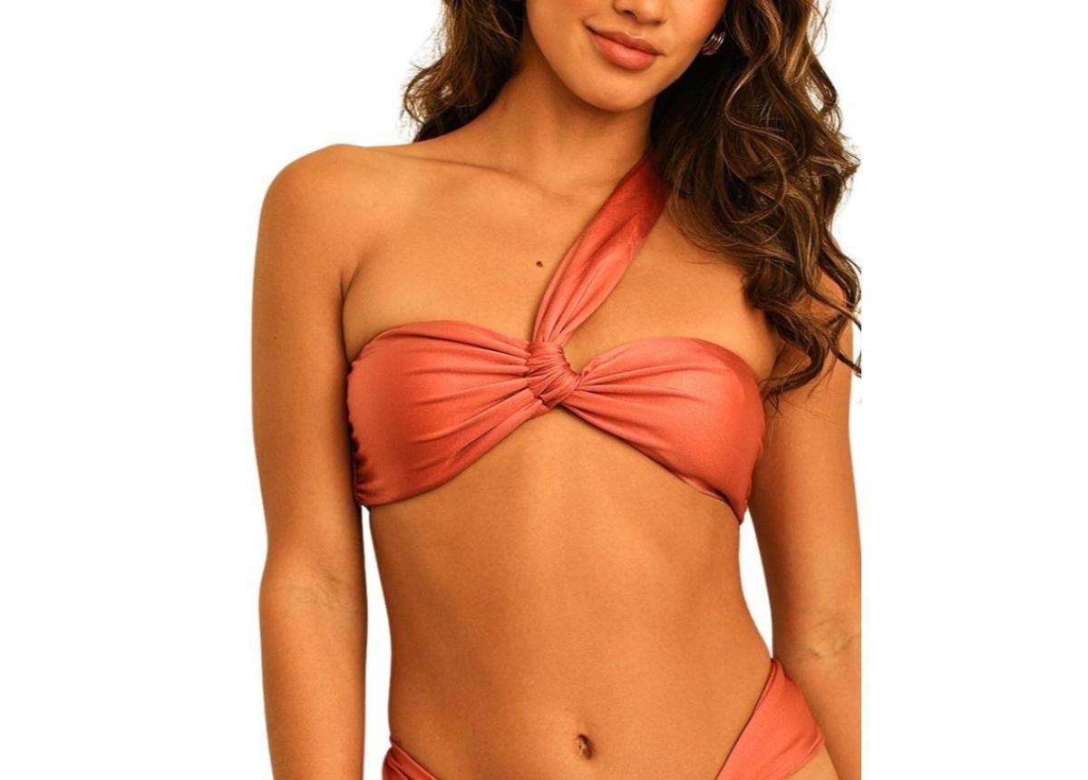 Dippin' Daisy's Women's Frankie Asymmetrical Bandeau Bikini Top Product Image