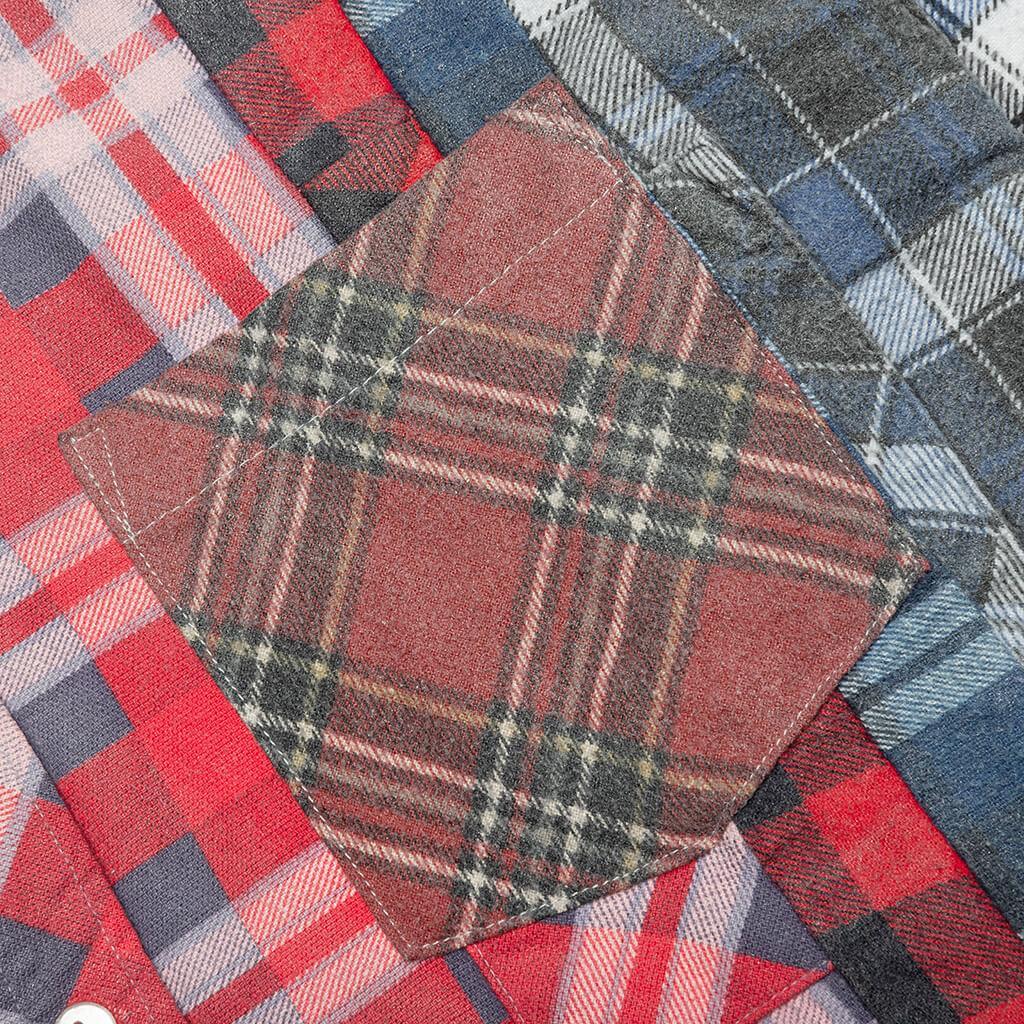 Flannel Shirt 7 Cuts Reflection Shirt - Assorted Male Product Image