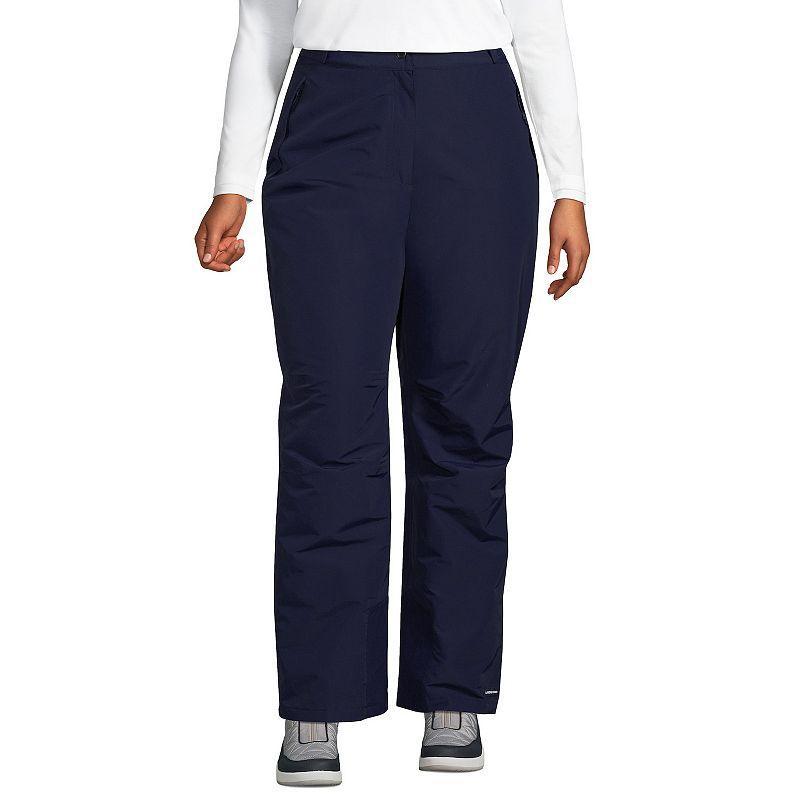 Plus Size Lands End Squall Waterproof Insulated Snow Pants, Womens Product Image