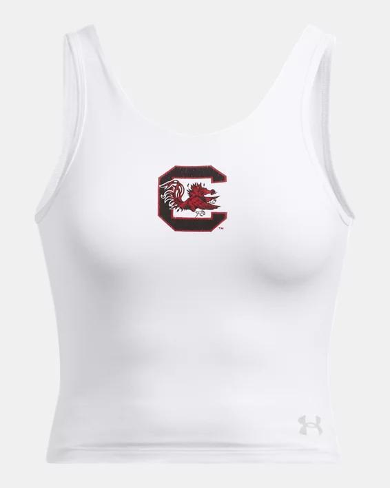 Womens UA Motion Gameday Collegiate Crop Tank Product Image