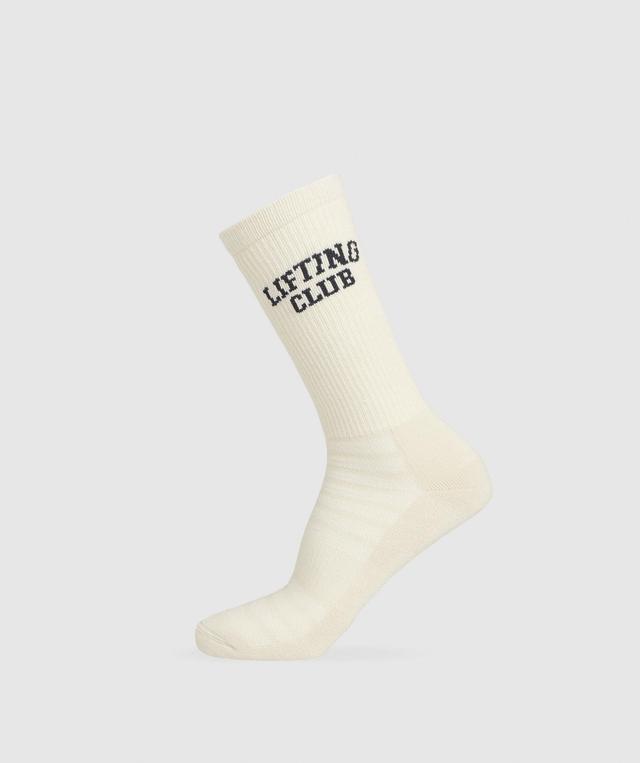 GFX Lifting Club Crew Sock Single Product Image