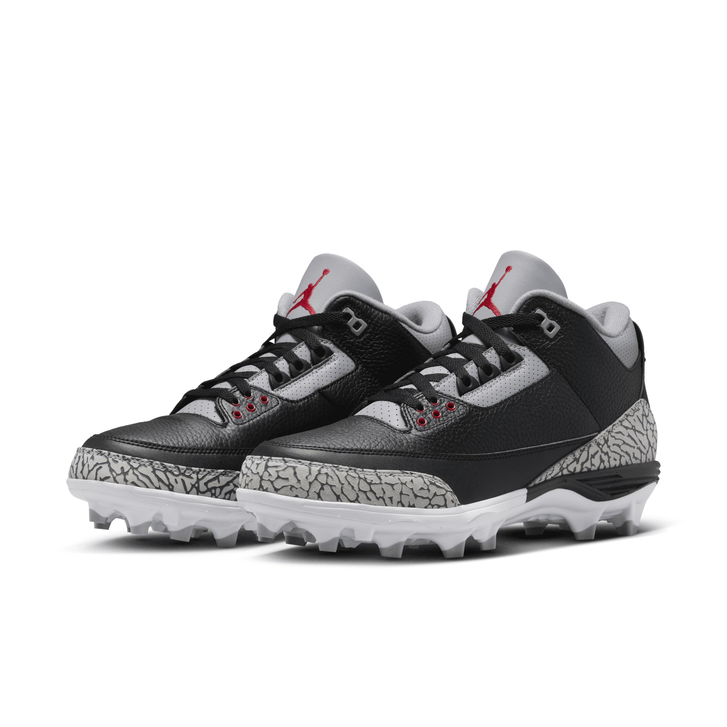 Men's Jordan 3 Mid TD Football Cleats Product Image