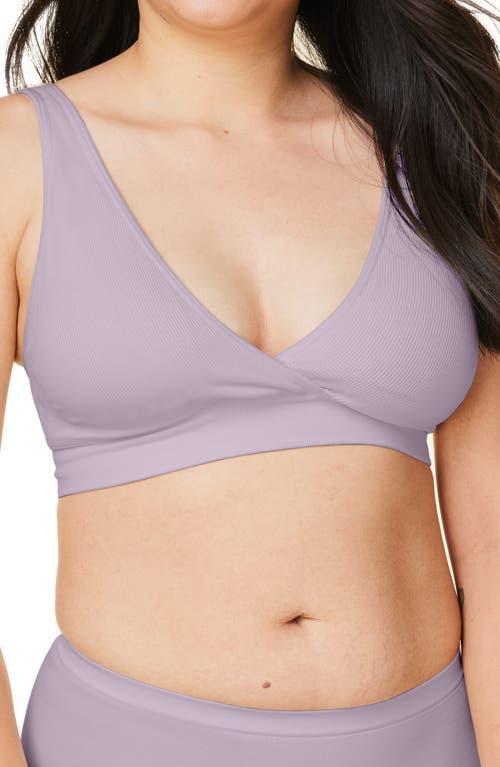 Bravado! Designs Womens Restore Ribbed Nursing Bra Orchid XL Product Image