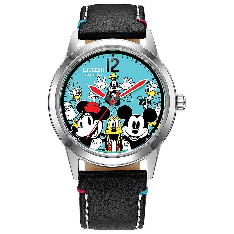 Citizen Eco-Drive 40 Millimeter Disney Sensational Six Black Strap Watch Product Image