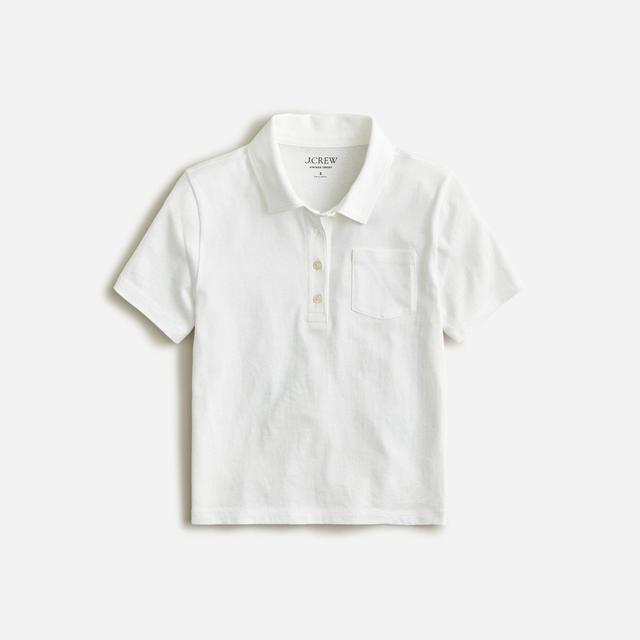 Vintage jersey shrunken polo T-shirt Product Image