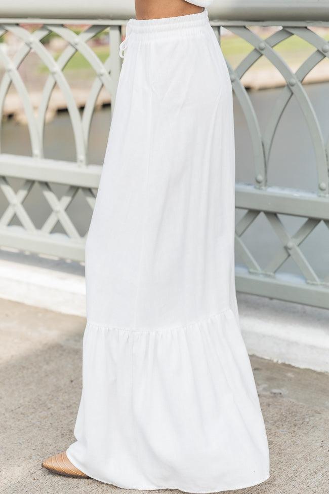 Inner Poise Ivory Maxi Skirt FINAL SALE Product Image