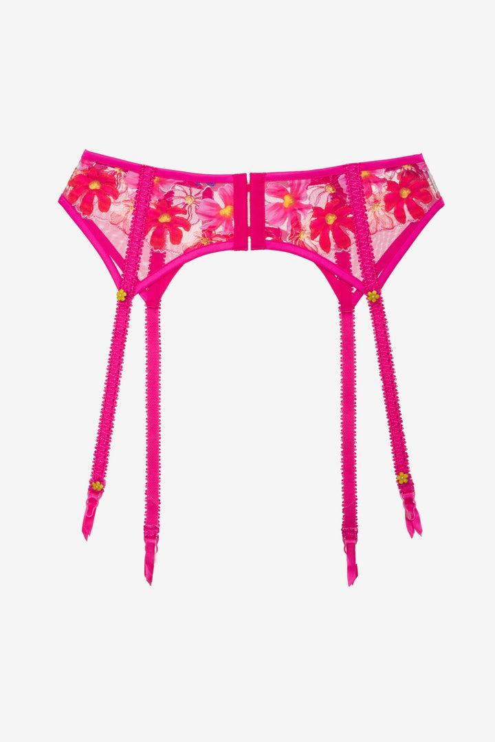 Anemone Garter Belt — Pink Product Image