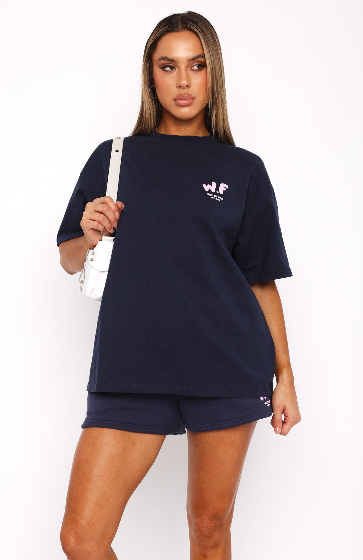 The New Standard Oversized Tee Navy Product Image