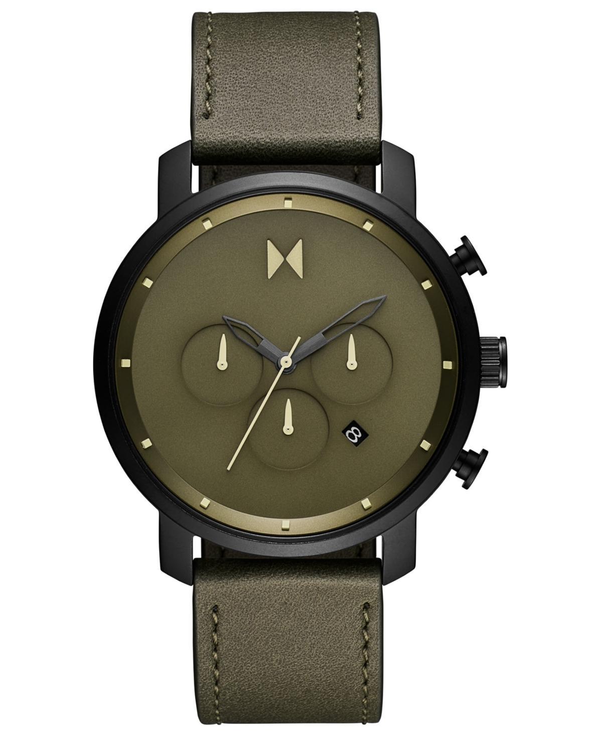 MVMT Chronograph Leather Strap Watch, 45mm Product Image