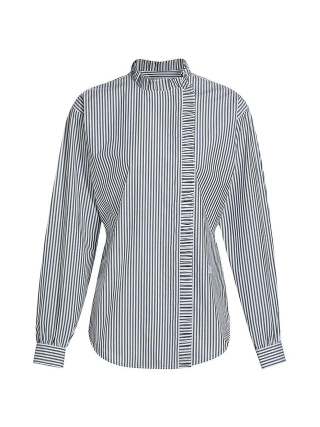 Womens Didy Stripe Cotton-Blend Shirt Product Image