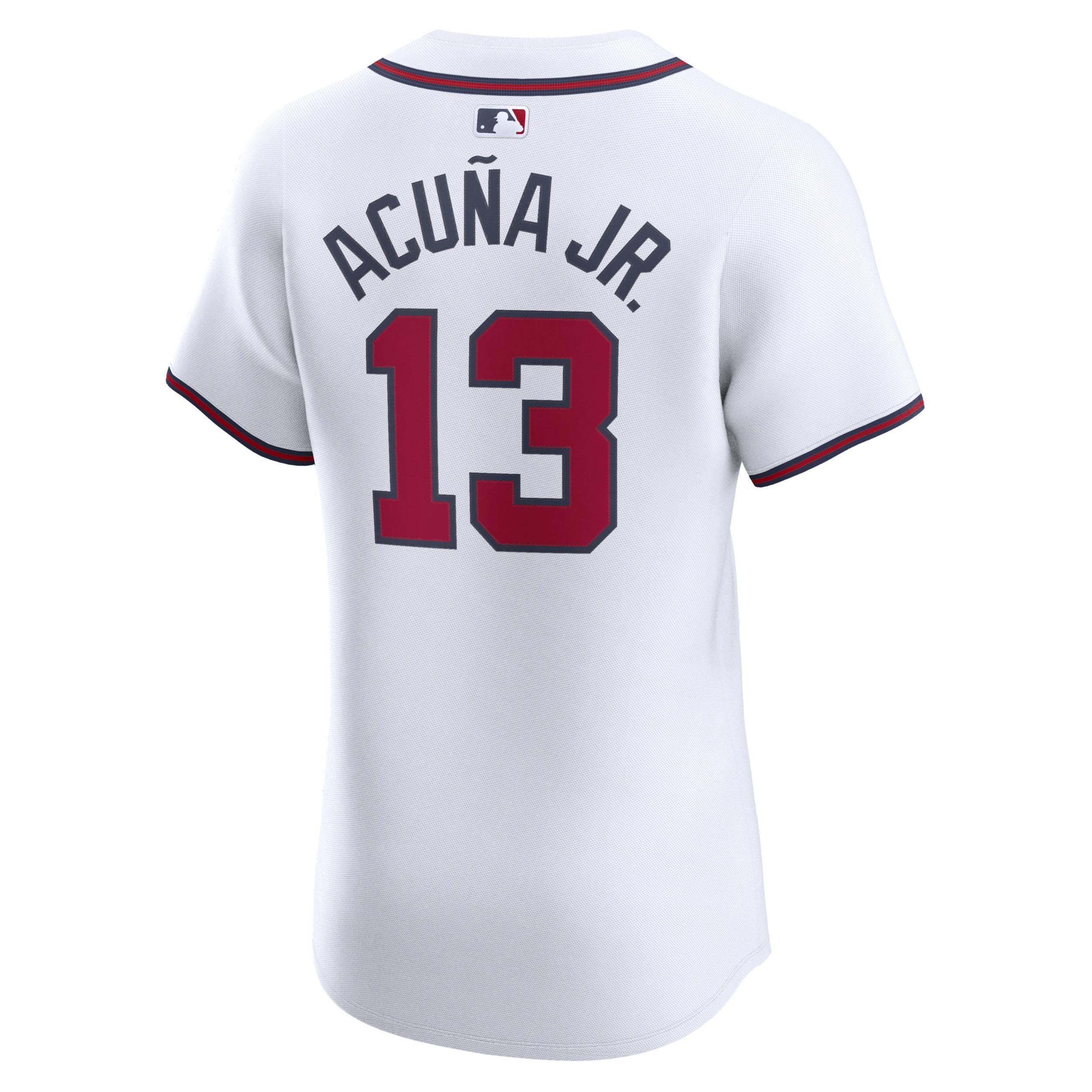 Ronald AcuÃ±a Jr. Atlanta Braves Nike Men's Dri-FIT ADV MLB Elite Jersey Product Image