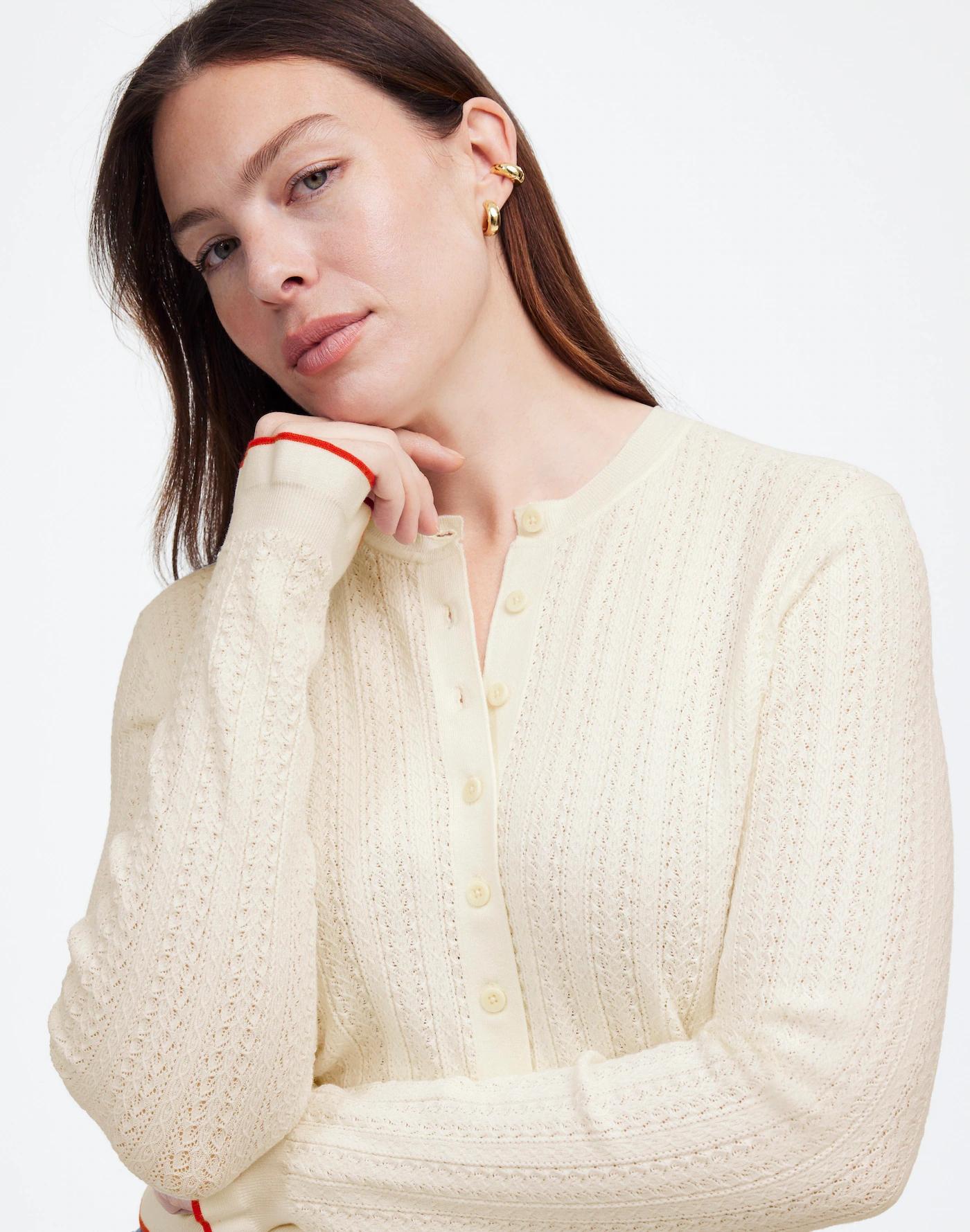 The Signature Open-Knit Cardigan Product Image