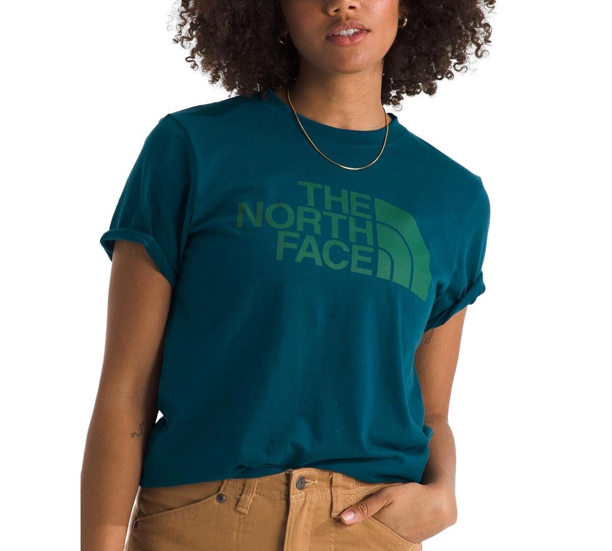 The North Face Womens Half-Dome Logo Tee - Pink Moss Product Image