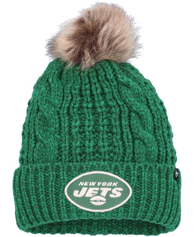 Womens 47 New York Jets Meeko Cuffed Knit Hat with Pom Product Image