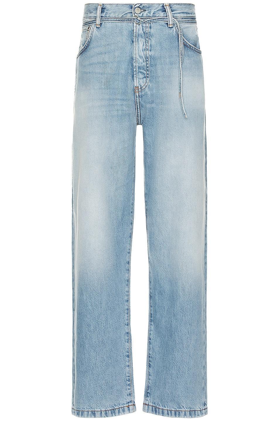 Acne Studios 1991 Toj Vintage Straight Denim Jean In Light Blue in Light Blue - Denim-Light. Size 33 (also in 31). Product Image