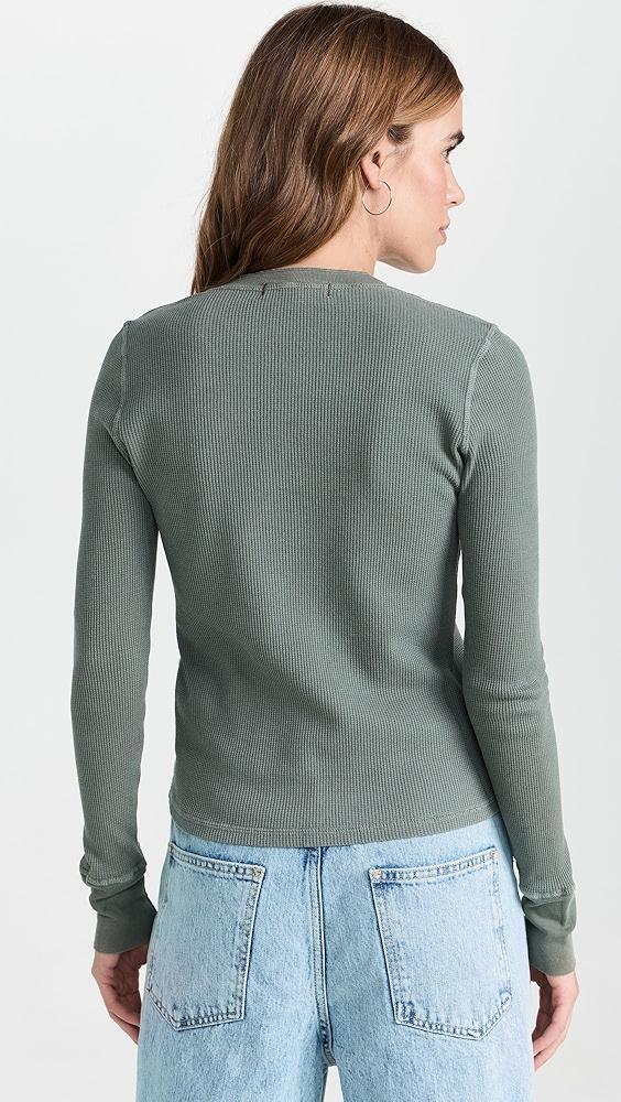 AMO Thermal Henley Tee | Shopbop Product Image