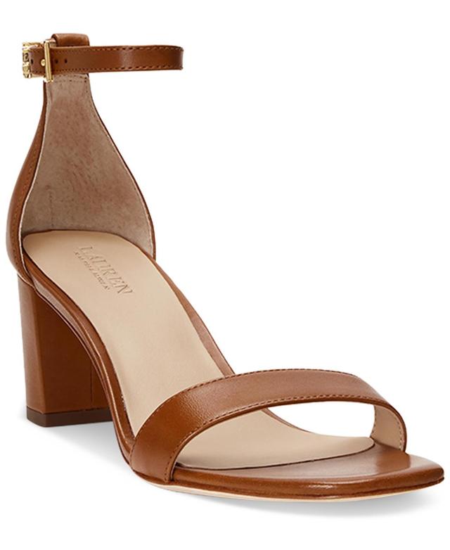 Lauren Ralph Lauren Womens Logan Block Heel Dress Sandals Product Image