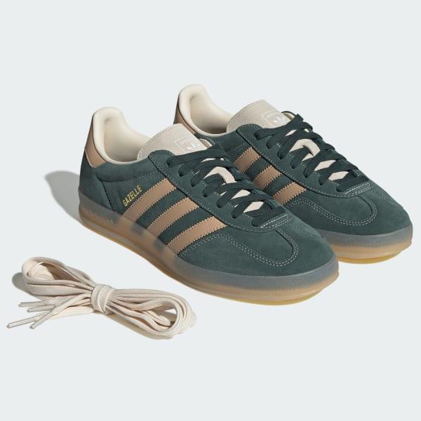 adidas Gazelle Indoor Shoes Shadow Green M 12 / W 13 Mens Product Image