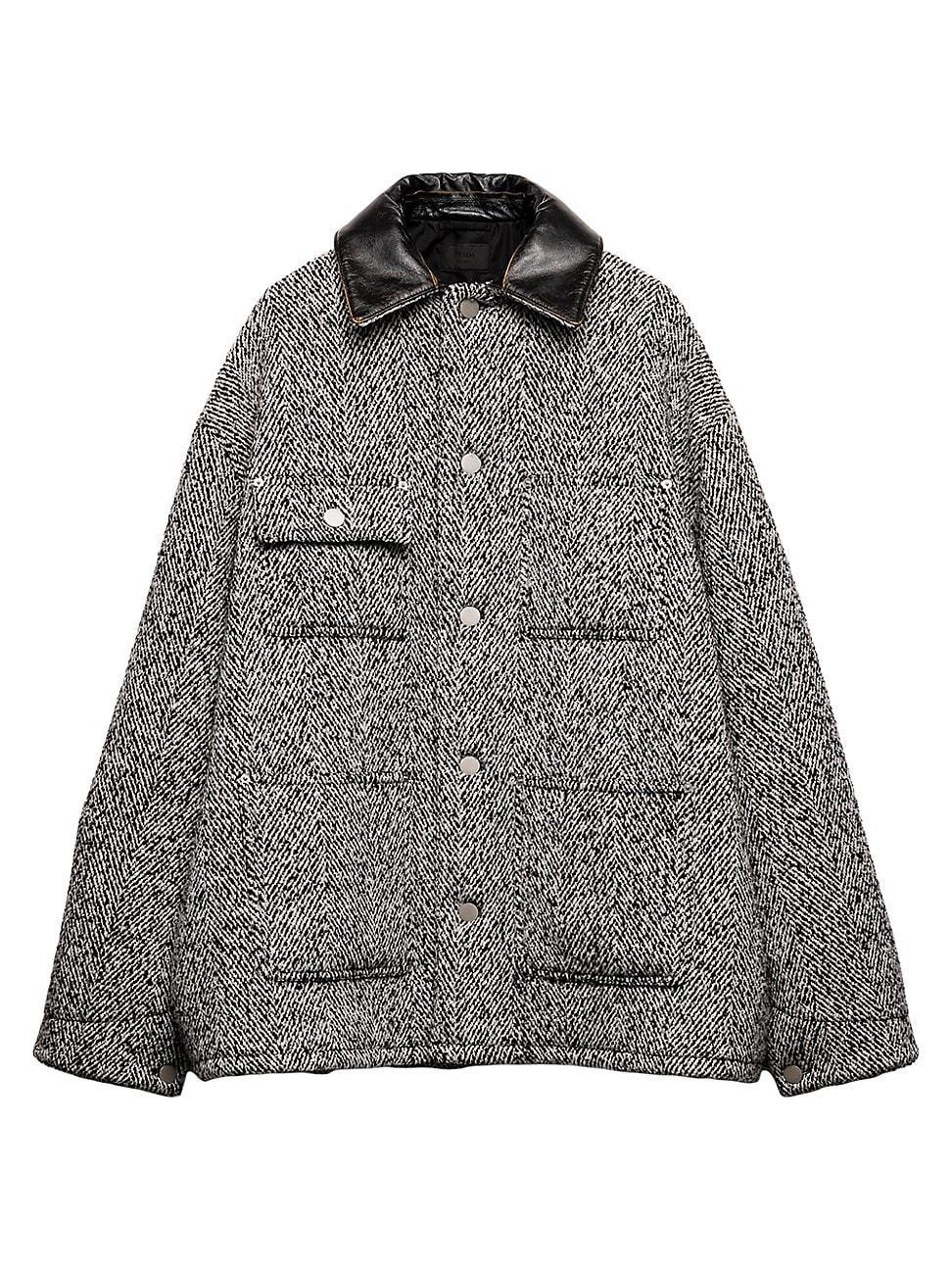 Mens Wool Blend Jacket Product Image