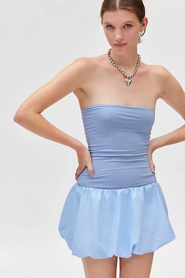 Kimchi Blue Tube Bubble Hem Mini Dress Womens at Urban Outfitters Product Image