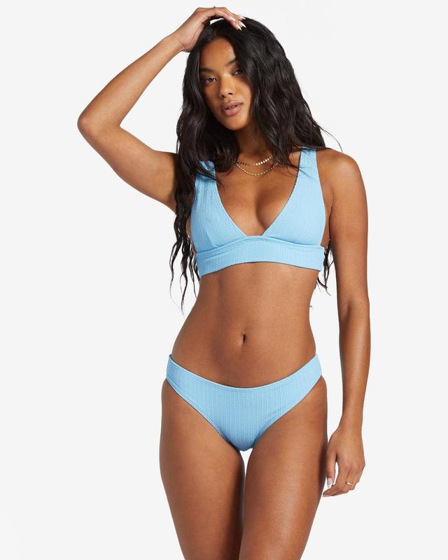 Sunrays Remi Plunge Bikini Top - Blue Dream Female Product Image