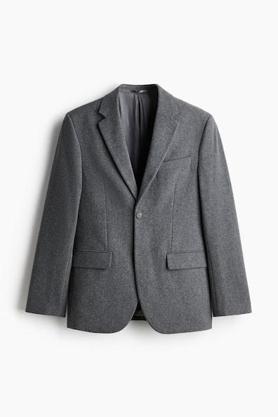 Regular Fit Wool-Blend Jacket Product Image