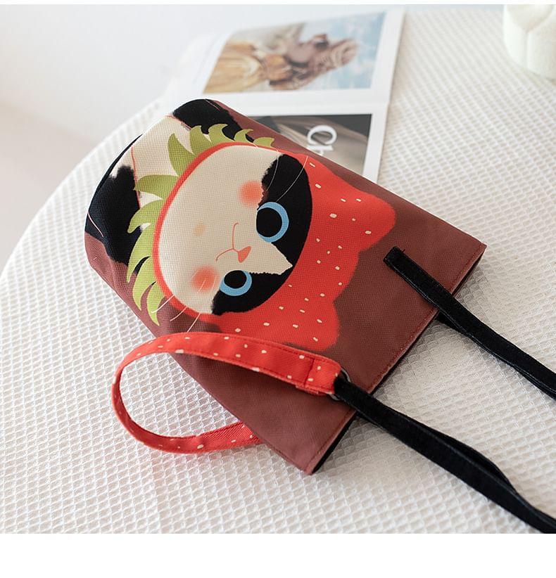 Cat Print Bucket Bag Product Image