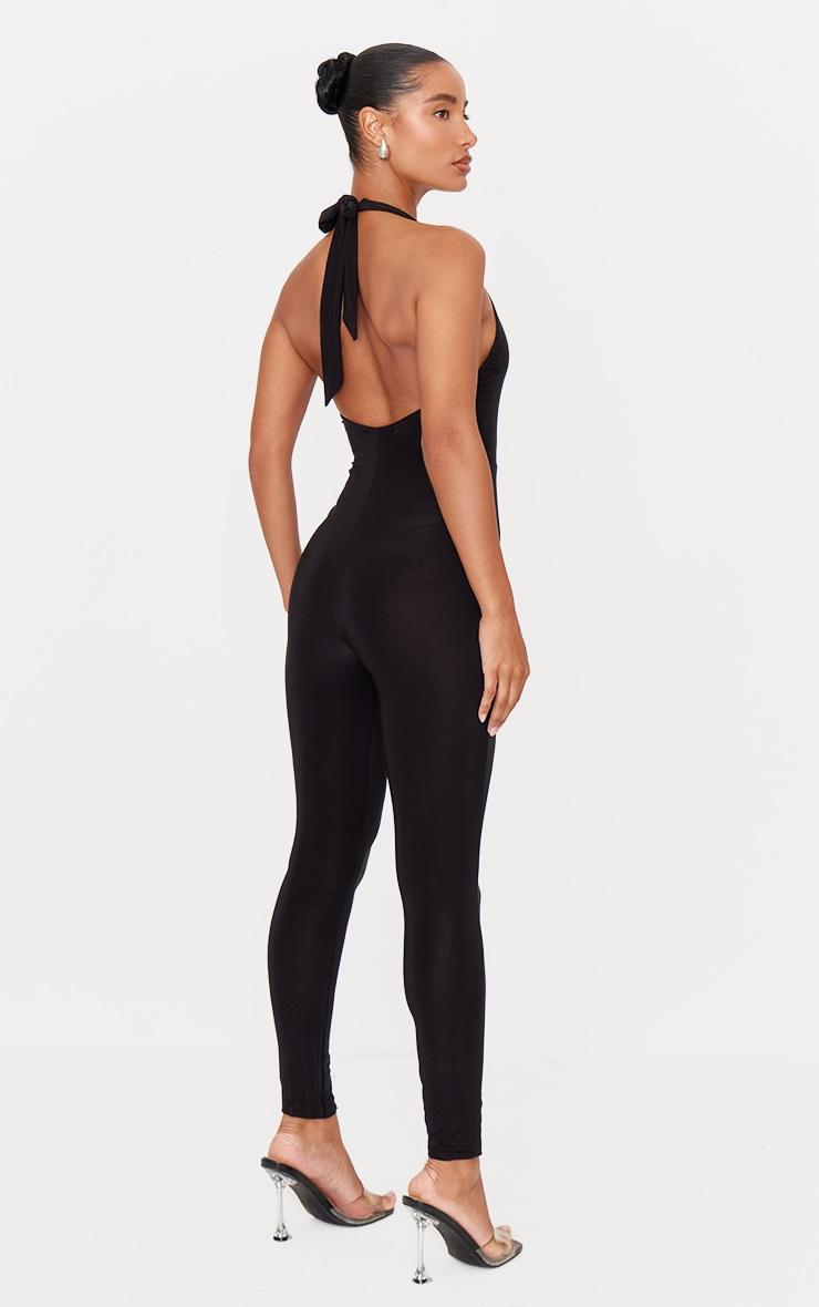 Black High Neck Jumpsuit Product Image