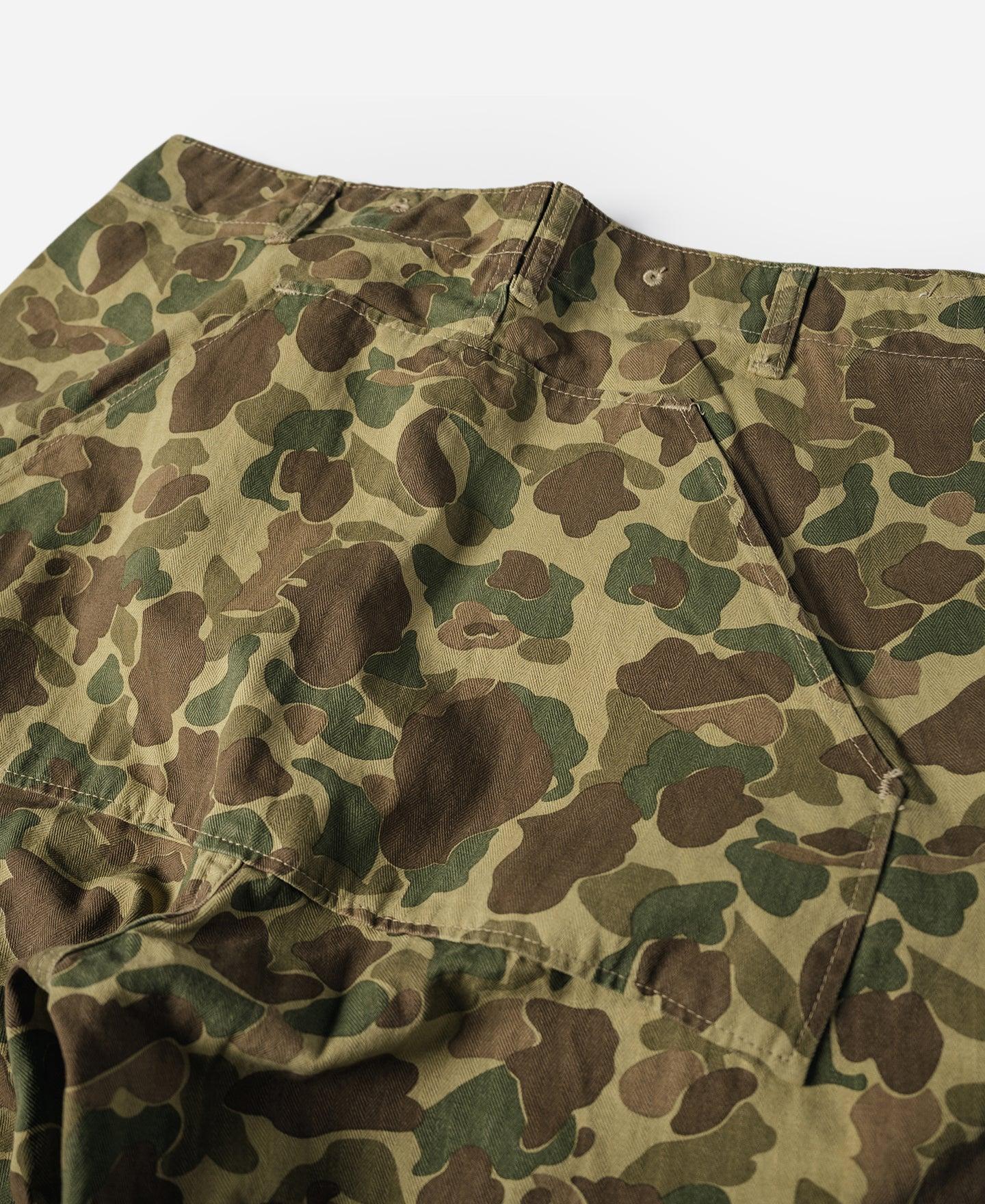 US Army M-1943 Herringbone Cotton Camouflage Pants (Modified) Product Image