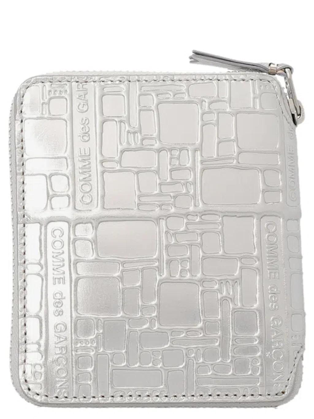 Silver Embossed Logotype Wallet Product Image