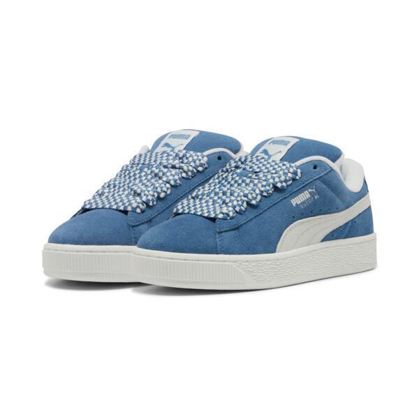 PUMA Suede XL Lace Women's Sneakers in Blue Horizon/White Product Image