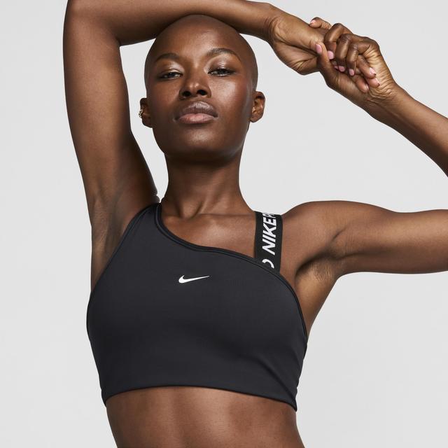 Women's Nike Pro Swoosh Asymmetrical Medium-Support Padded Sports Bra Product Image