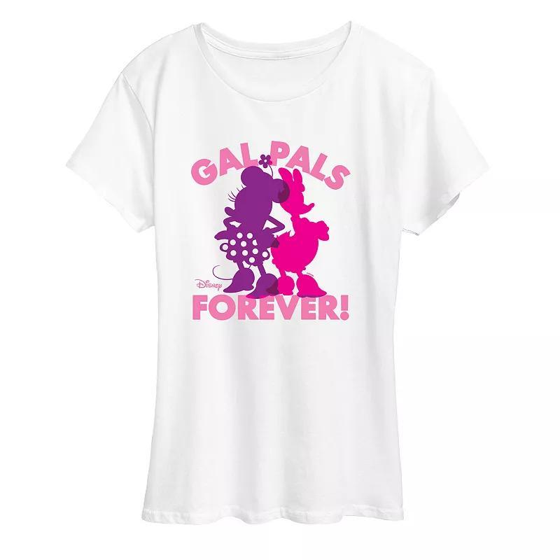 Disneys Minnie Mouse & Daisy Duck Womens Gal Pals Forever Graphic Tee Product Image