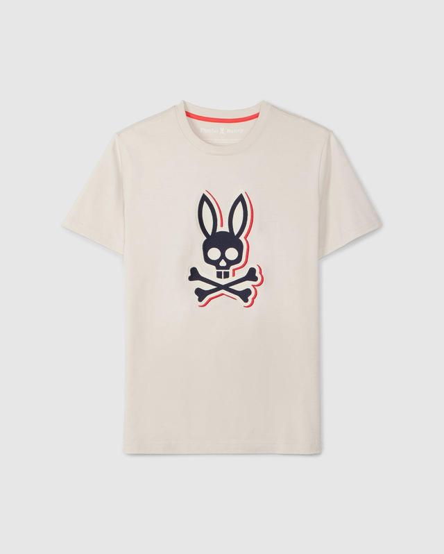 Psycho Bunny Men's Kayden Graphic Tee 104 NATURAL LINEN Product Image