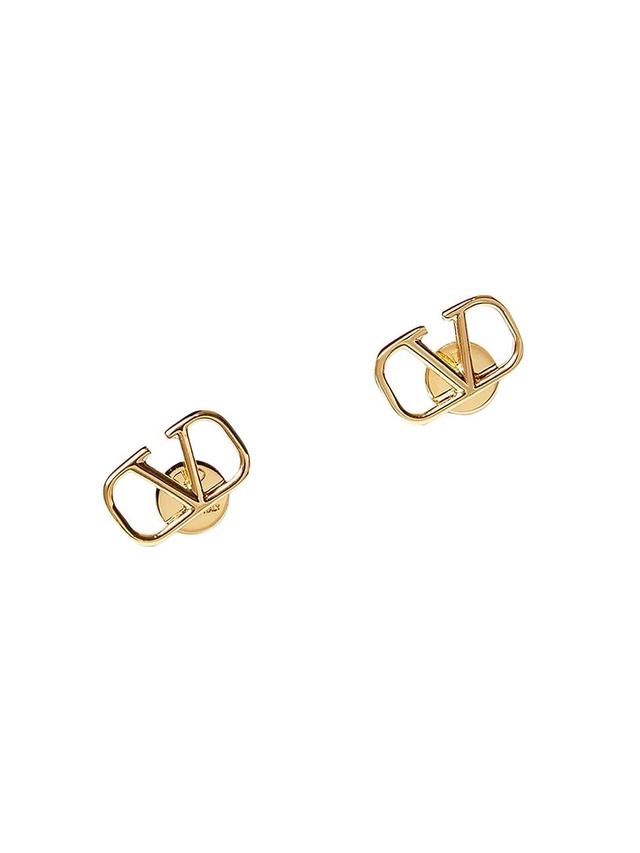 Womens VLogo Signature Metal Earrings Product Image