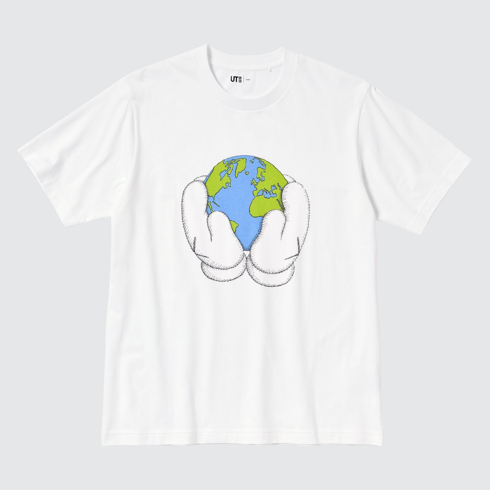 Peace For All Short-Sleeve Graphic T-Shirt (Kaws) White 2XS UNIQLO US Product Image