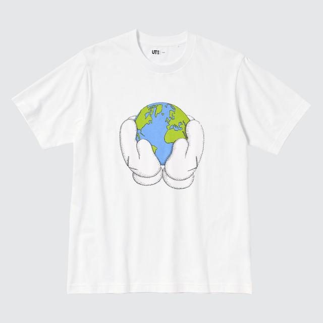 Peace For All Short-Sleeve Graphic T-Shirt (Kaws) White 2XS UNIQLO US Product Image