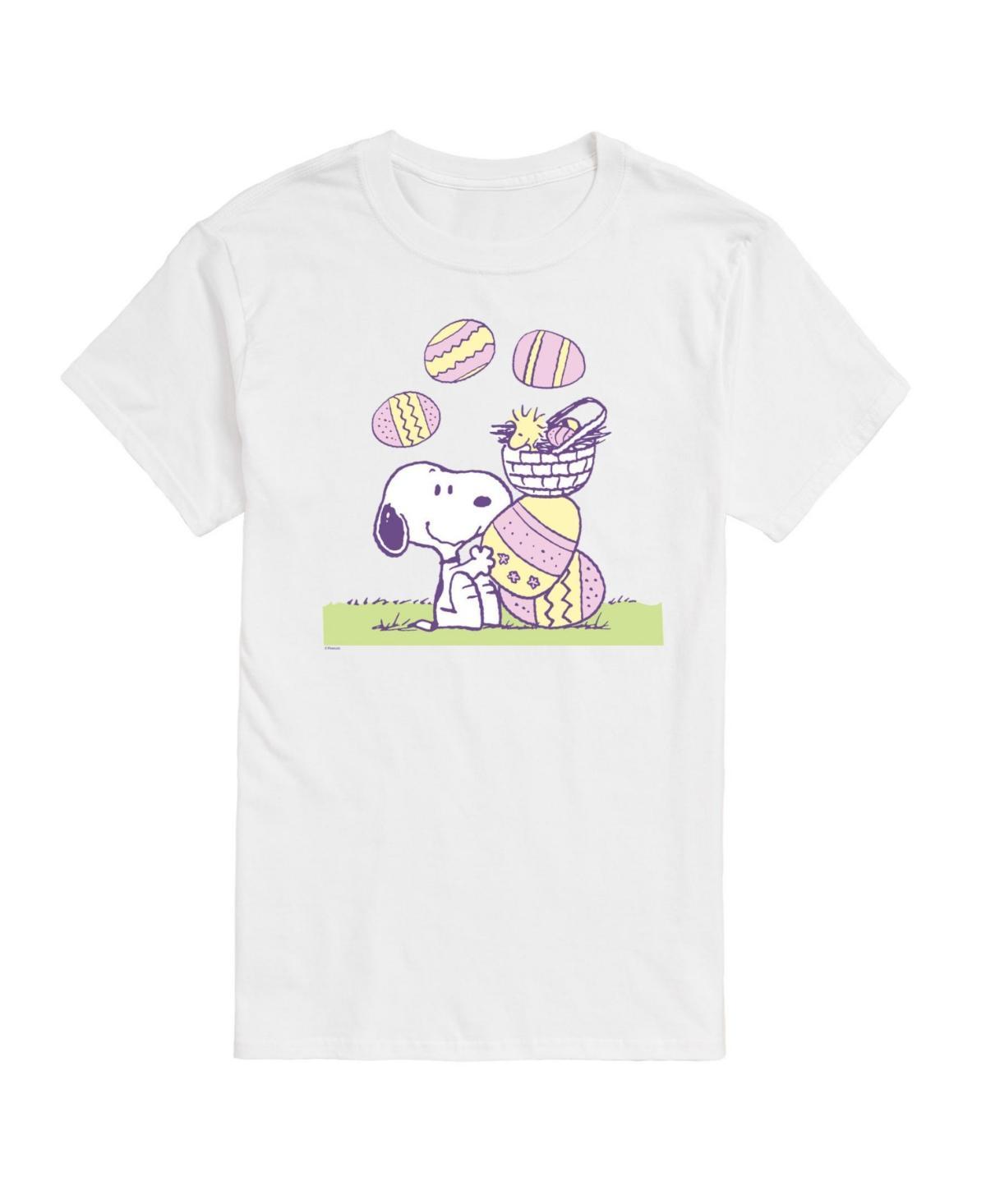 Airwaves Mens Peanuts Short Sleeve T-shirts - Beige Product Image